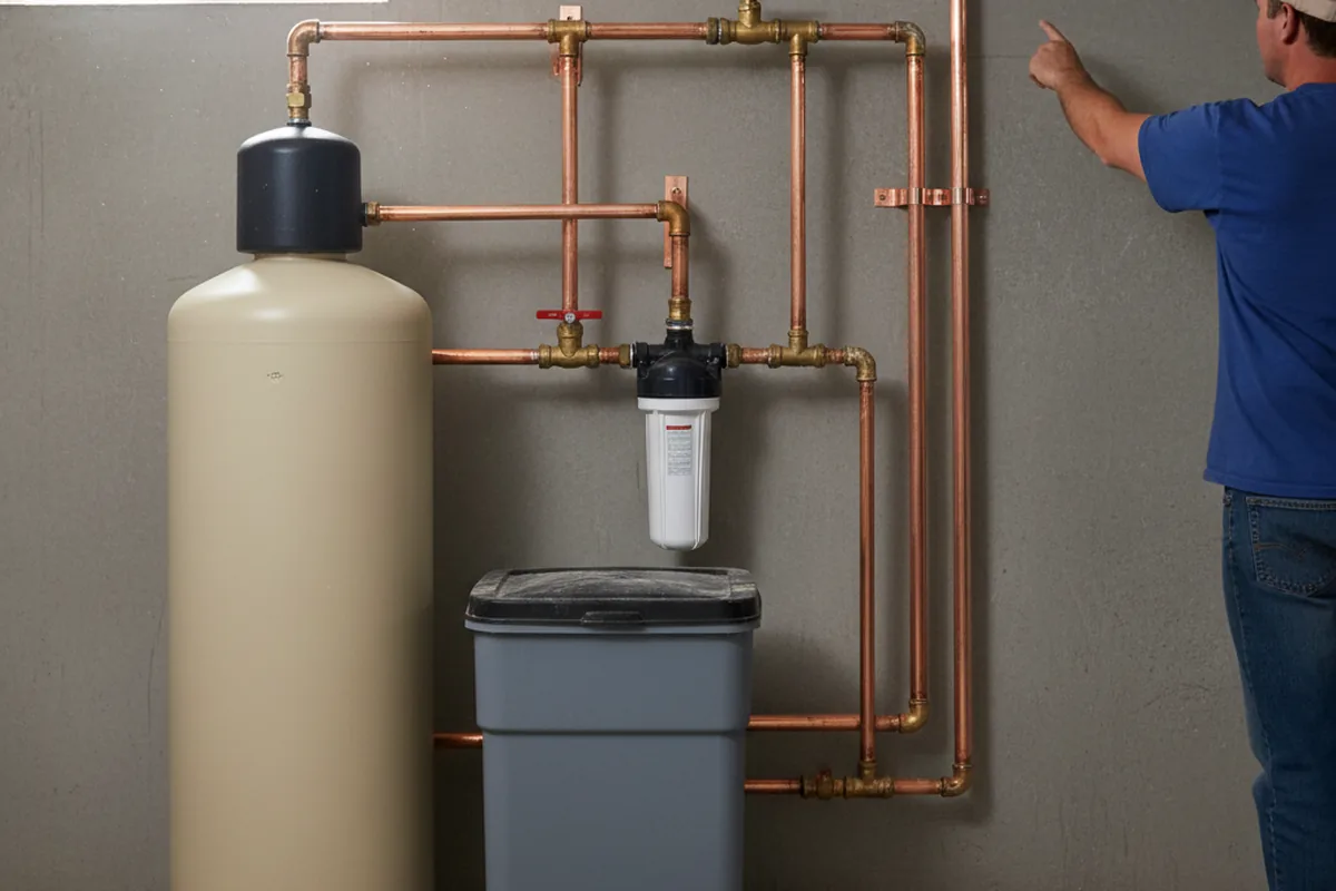 Whole-house water treatment system installed in Newport